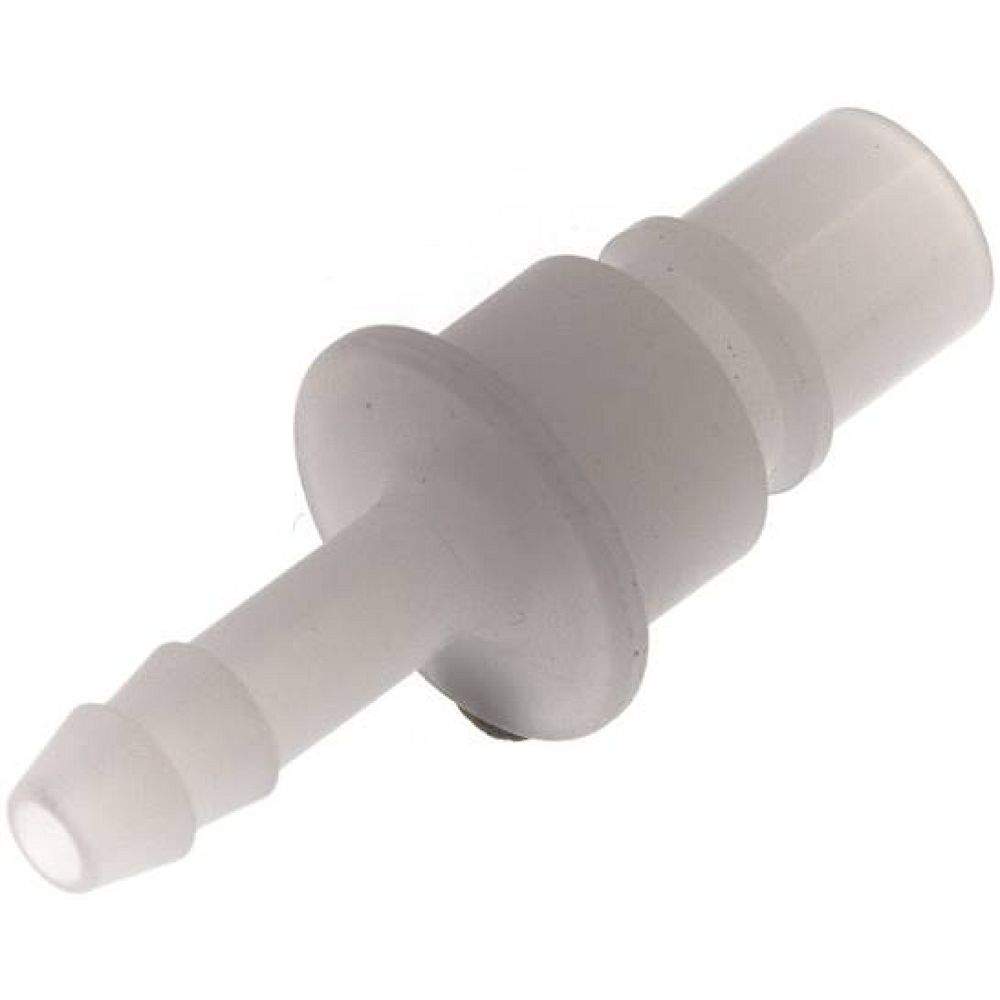 Parker KSS 6 NW7 PV. Kupplungsstecker (NW7,2) 6 (1/4") mm Schlauch, PVDF offen