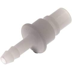 Parker KSS 6 NW7 PV. Kupplungsstecker (NW7,2) 6 (1/4") mm Schlauch, PVDF offen