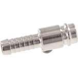 Kupplungsstecker (NW10) 9 (3/8")mm Schlauch, Stahl gehärtet & vernickelt