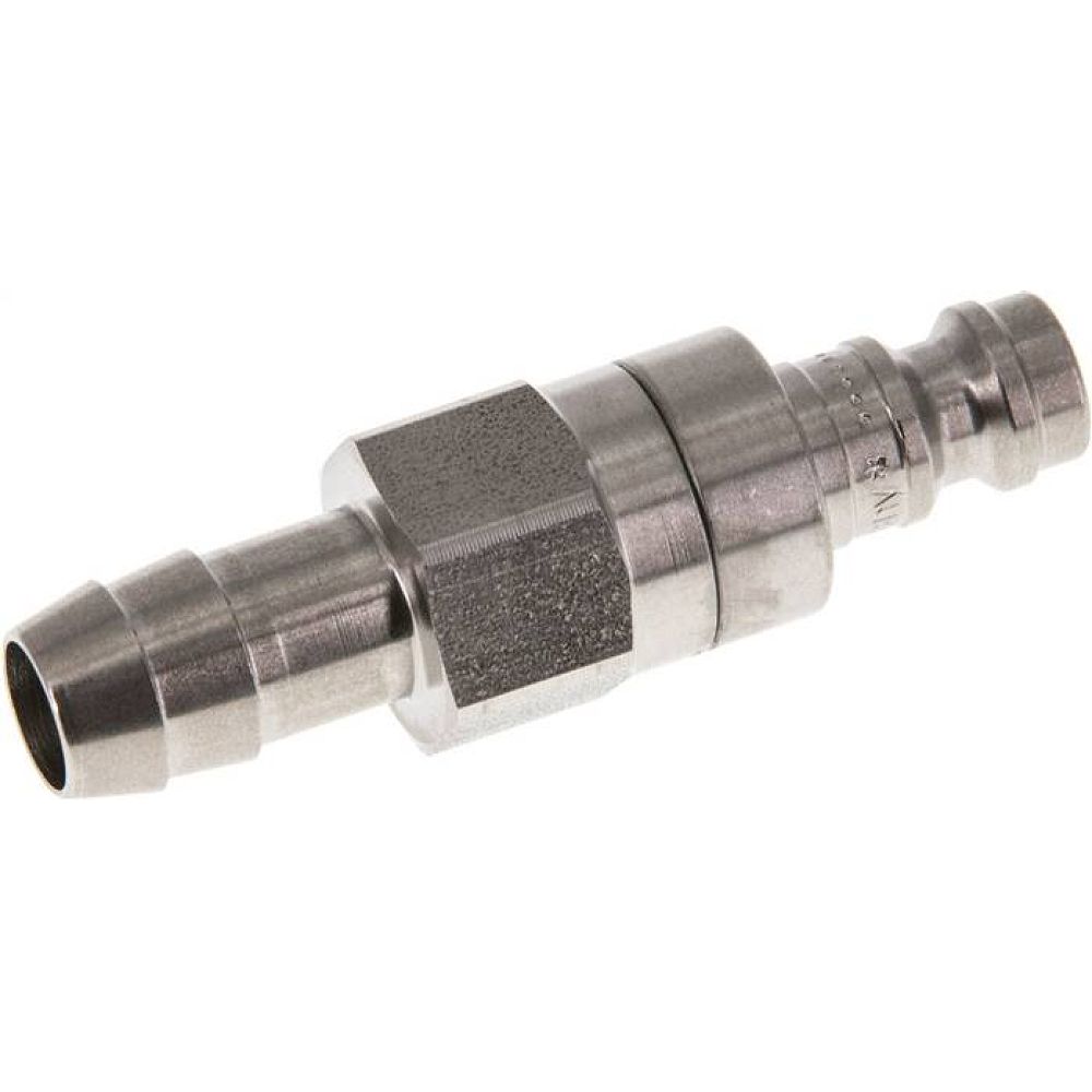 Kupplungsstecker (NW5) 9 (3/8")mm Schlauch, Edelstahl