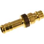 Kupplungsstecker (NW7,2) 9 (3/8")mm Schlauch, braun, Dreieck 12,5 mm