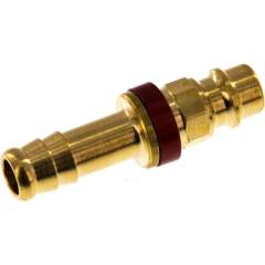 Kupplungsstecker (NW7,2) 9 (3/8")mm Schlauch, rot, Achteck SW12