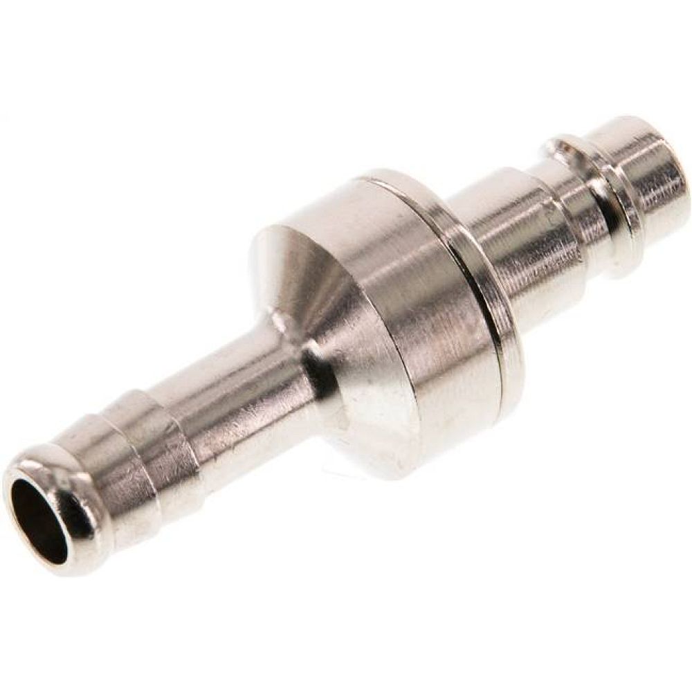 Kupplungsstecker (NW7,2) 9 (3/8")mm Schlauch, Messing vernickelt