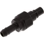 Parker KSS 9 NW7 PO BA. Kupplungsstecker (NW7,2) 9 (3/8") mm Schlauch, POM absperrend