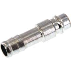 Kupplungsstecker (NW7,2) 9 (3/8")mm Schlauch, Stahl gehärtet & verzinkt