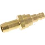 Kupplungsstecker (NW7,2) 13 (1/2")mm Schlauch mit Rückschlagventil