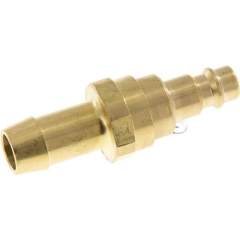 Kupplungsstecker (NW7,2) 13 (1/2")mm Schlauch mit Rückschlagventil