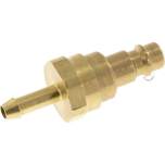 Kupplungsstecker (NW7,2) 6 (1/4")mm Schlauch mit Rückschlagventil