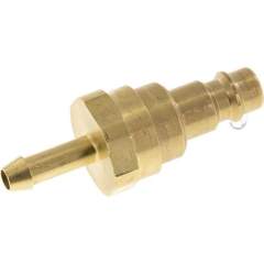 Kupplungsstecker (NW7,2) 6 (1/4")mm Schlauch mit Rückschlagventil