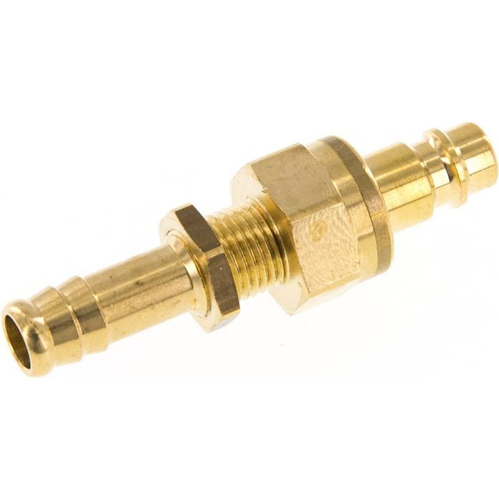 Parker KSSS 10 NW7 BA. Schott-Kupplungsstecker (NW7,2) 10mm Schlauch, Messing