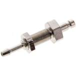 Parker KSSS 3 NW2,7 MSV. Schott-Kupplungsstecker (NW2,7) 3mm Schlauch, Messing vernickelt