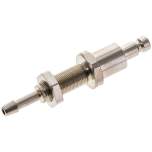 Parker KSSS 3 NW2,7 MSV BA. Schott-Kupplungsstecker (NW2,7) 3mm Schlauch, Messing vernickelt