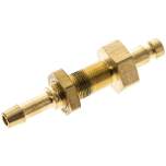 Parker KSSS 4 NW2,7. Schott-Kupplungsstecker (NW2,7) 4mm Schlauch, Messing