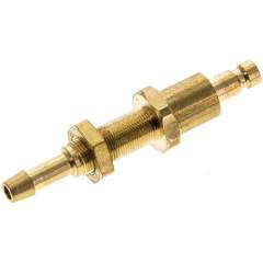 Schott-Kupplungsstecker (NW2,7) 4mm Schlauch, Messing