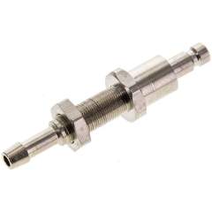 Parker KSSS 4 NW2,7 MSV BA. Schott-Kupplungsstecker (NW2,7) 4mm Schlauch, Messing vernickelt