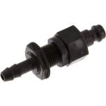 Parker KSSS 6 NW5 PO BA. Schott-Kupplungsstecker (NW5) 6 (1/4")mm Schlauch, POM