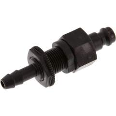 Parker KSSS 6 NW5 PO BA. Schott-Kupplungsstecker (NW5) 6 (1/4")mm Schlauch, POM