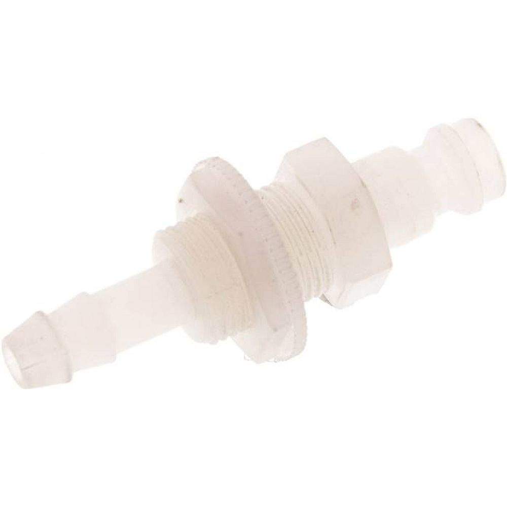 Parker KSSS 6 NW5 PV. Schott-Kupplungsstecker (NW5) 6 (1/4")mm Schlauch, PVDF