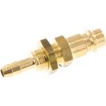 Schott-Kupplungsstecker (NW7,2) 6 (1/4")mm Schlauch, Messing