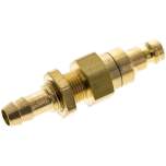 Parker KSSS 8 NW5 BA. Schott-Kupplungsstecker (NW5) 8 (5/16")mm Schlauch, Messing