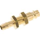 Schott-Kupplungsstecker (NW7,2) 8 (5/16")mm Schlauch, Messing