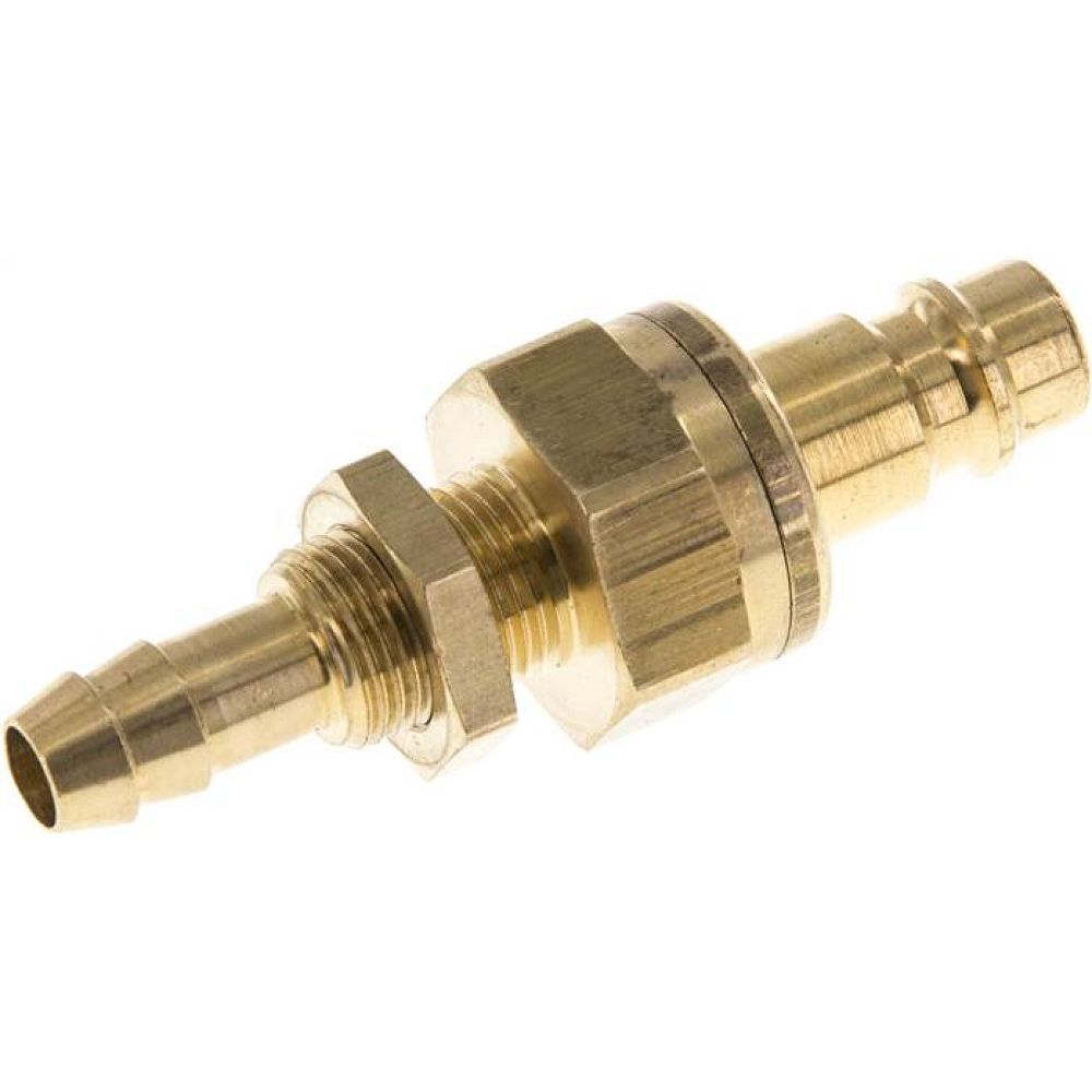 Parker KSSS 8 NW7 BA. Schott-Kupplungsstecker (NW7,2) 8 (5/16")mm Schlauch, Messing