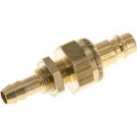 Parker KSSS 8 NW7 BA. Schott-Kupplungsstecker (NW7,2) 8 (5/16")mm Schlauch, Messing