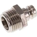 Temperierkupplungsstecker 13mm Zapfen,G 1/2"(AG)