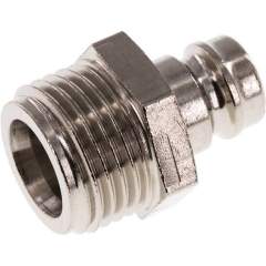 Temperierkupplungsstecker 13mm Zapfen,G 1/2"(AG)