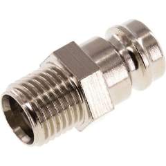 Temperierkupplungsstecker 13mm Zapfen,G 1/4"(AG)