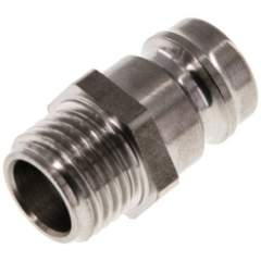 Temperierkupplungsstecker 13mm Zapfen,G 1/4"(AG)