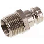 Temperierkupplungsstecker 13mm Zapfen,G 3/8"(AG)