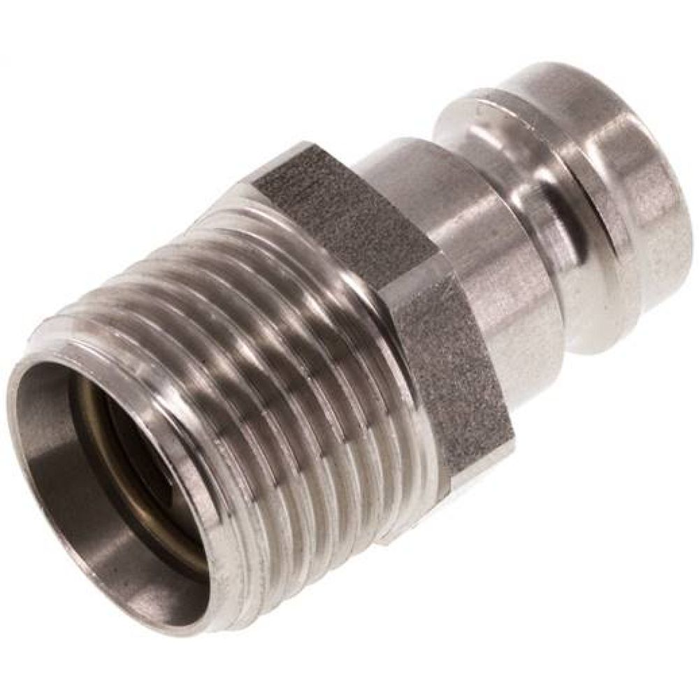 Temperierkupplungsstecker 13mm Zapfen,G 3/8"(AG)