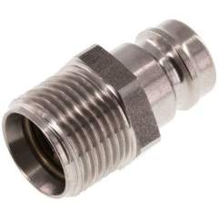 Temperierkupplungsstecker 13mm Zapfen,G 3/8"(AG)