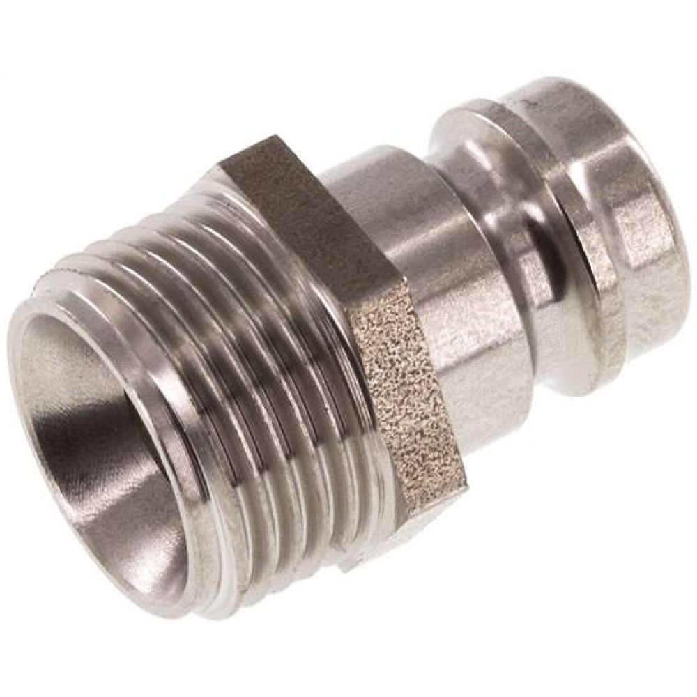 Temperierkupplungsstecker 13mm Zapfen,G 3/8"(AG)