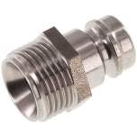 Temperierkupplungsstecker 13mm Zapfen,G 3/8"(AG)