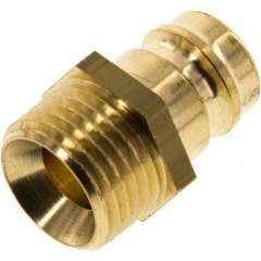 Temperierkupplungsstecker 13mm Zapfen,M 16x1,5(AG)