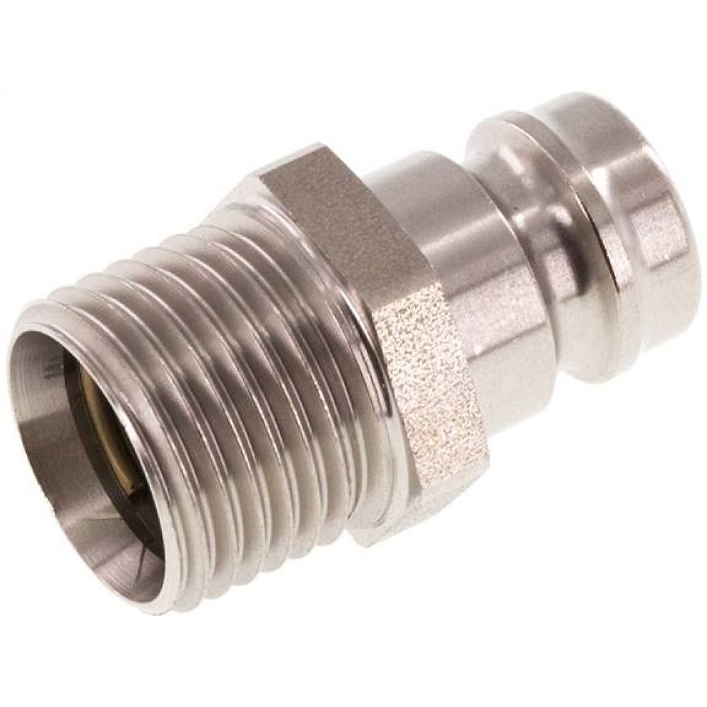 Temperierkupplungsstecker 13mm Zapfen,M 16x1,5(AG)