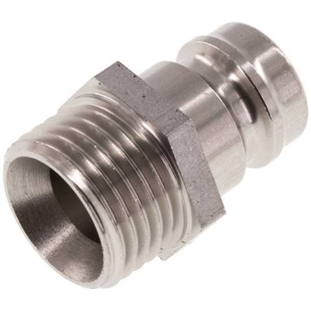 Temperierkupplungsstecker 13mm Zapfen,M 16x1,5(AG)