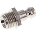 Temperierkupplungsstecker 9mm Zapfen,G 1/4"(AG)