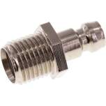 Temperierkupplungsstecker 9mm Zapfen,G 1/4"(AG)