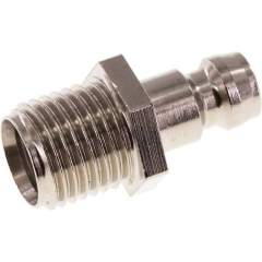 Temperierkupplungsstecker 9mm Zapfen,G 1/4"(AG)