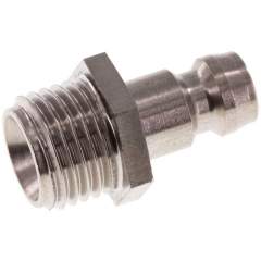 Temperierkupplungsstecker 9mm Zapfen,G 1/4"(AG)
