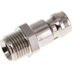Temperierkupplungsstecker 9mm Zapfen,G 1/8"(AG)