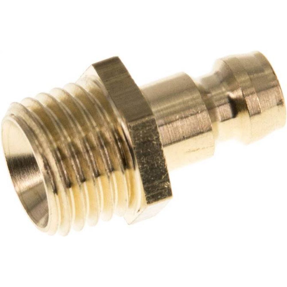 Temperierkupplungsstecker 9mm Zapfen,M 14x1,5(AG)