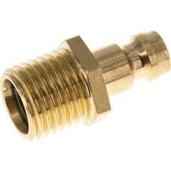 Temperierkupplungsstecker 9mm Zapfen,M 14x1,5(AG)