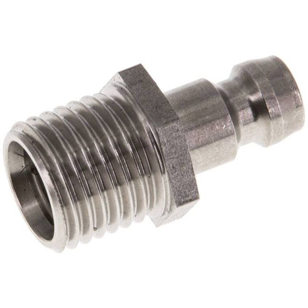 Temperierkupplungsstecker 9mm Zapfen,M 14x1,5(AG)