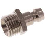 Temperierkupplungsstecker 9mm Zapfen,M 14x1,5(AG)