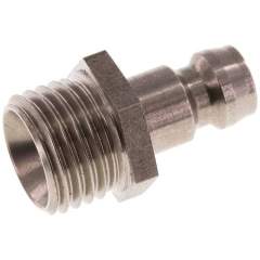 Temperierkupplungsstecker 9mm Zapfen,M 14x1,5(AG)