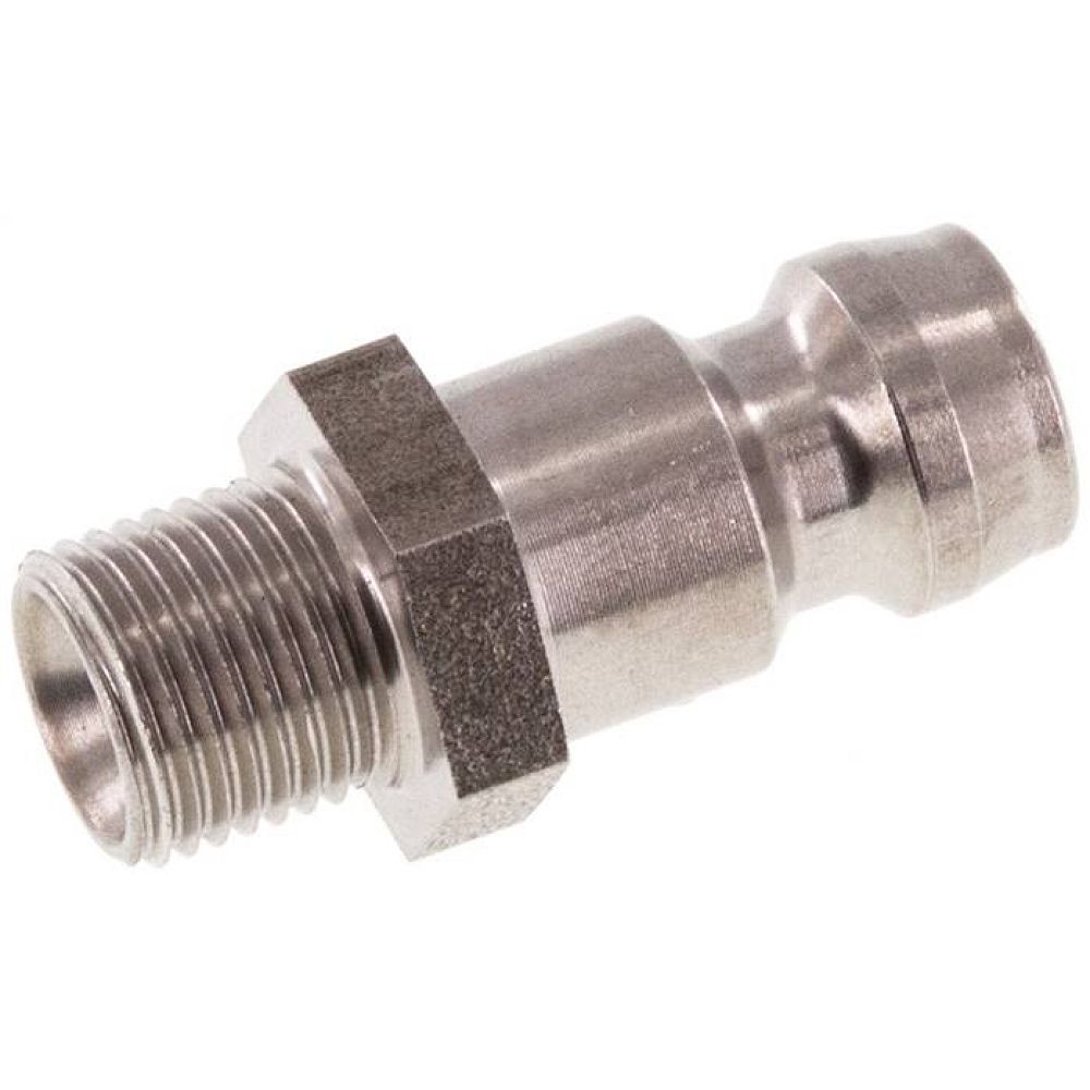 Temperierkupplungsstecker 9mm Zapfen,M 8x0,75(AG)